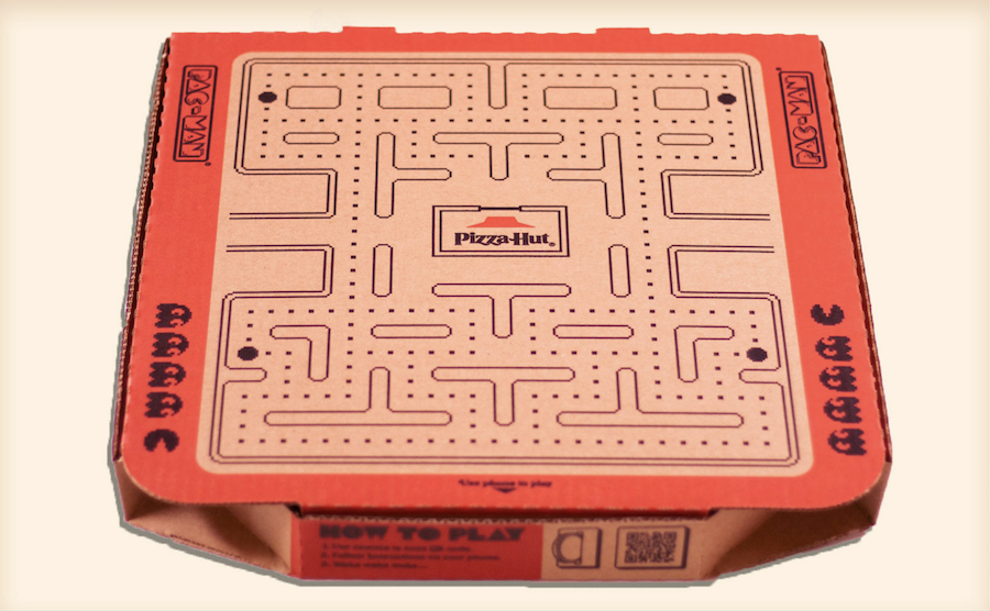 Pizza Hut transforme ses boîtes en Pac-Man grâce à la réalité augmentée