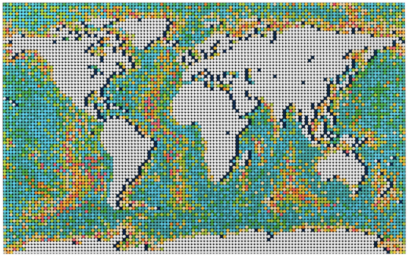 LEGO commercialise une carte du monde à construire pour indiquer vos