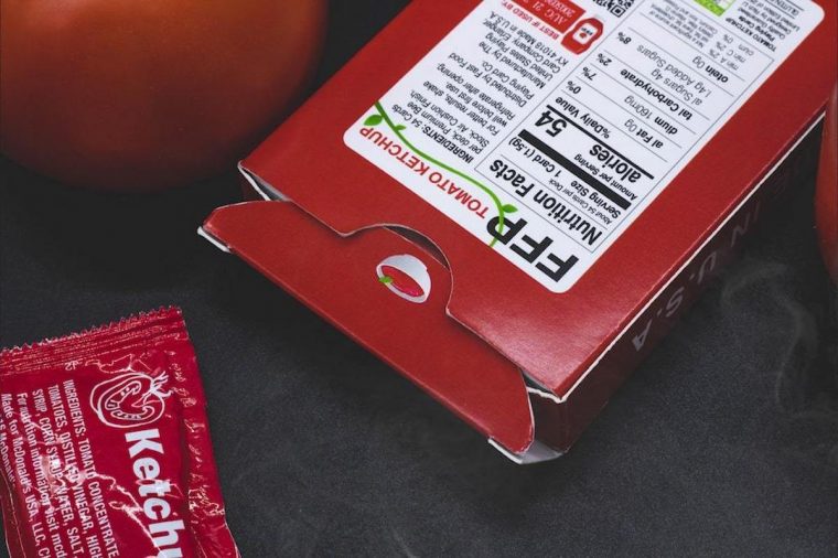 Frites ou Ketchup un design de jeu de cartes inspiré de l'univers des