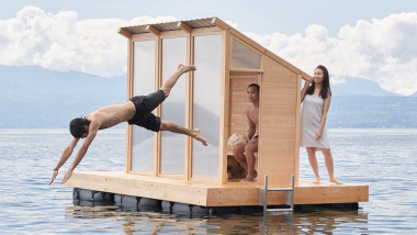 sauna-flottant