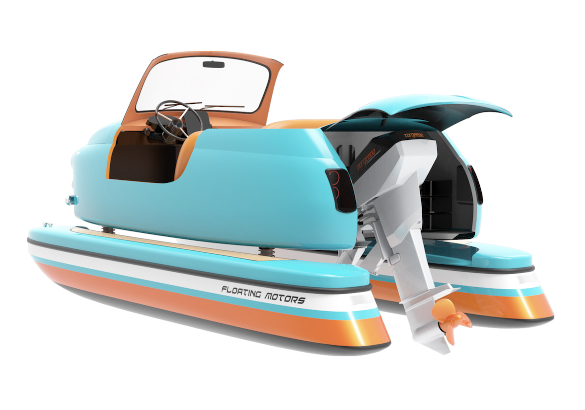 La société Floating Motors transforme votre véhicule préféré… en bateau insolite ! (vidéo) Par Justine Mellado Floating-motors-voitures-bateaux-7