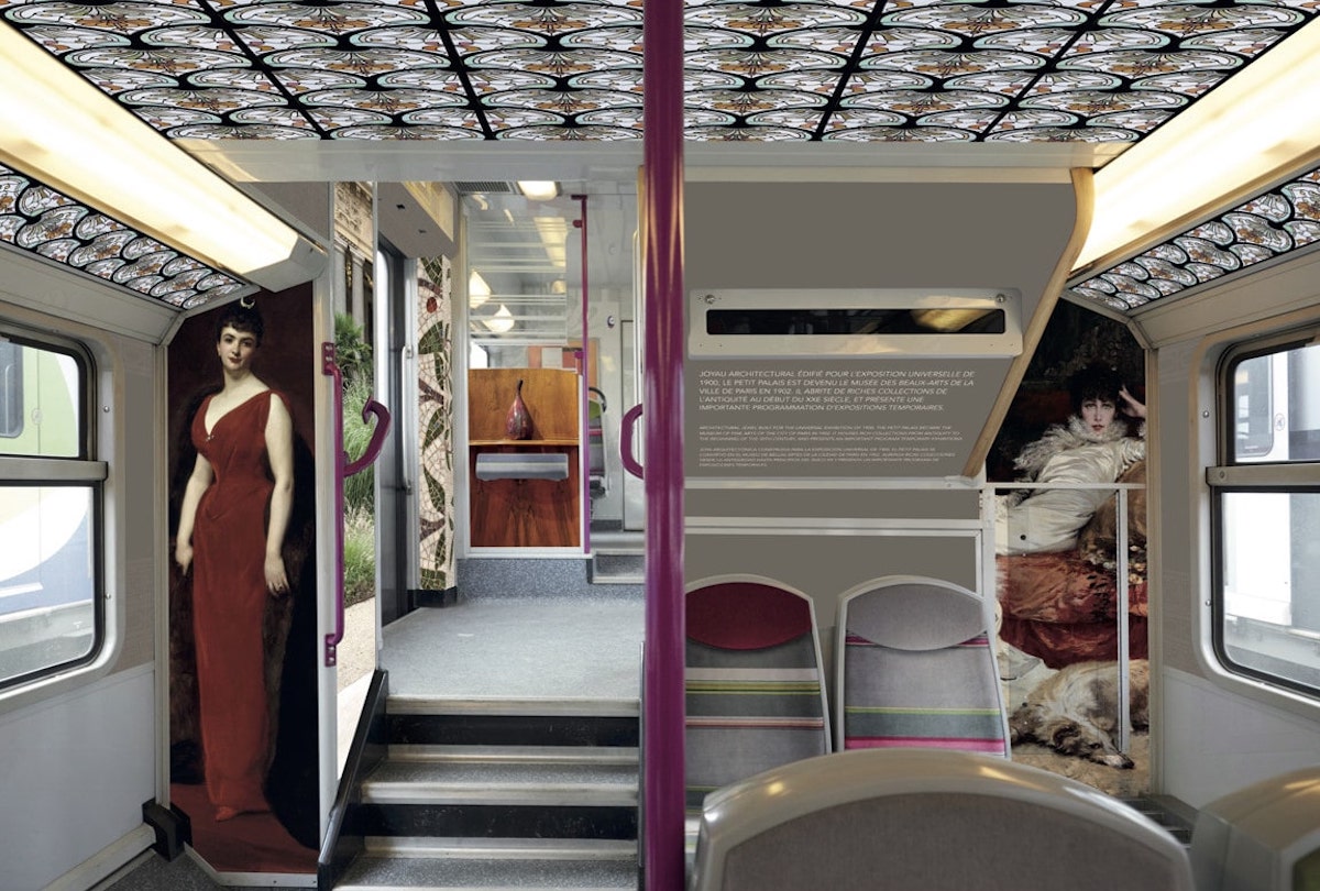 Paris : la ligne C du RER est décorée avec des œuvres de musées parisiens ! Par Justine Mellado Paris-rer-c-oeuvres-musees-21