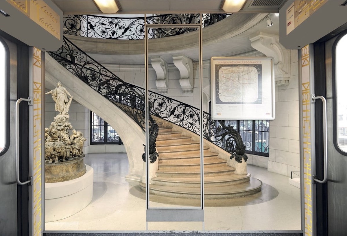 Paris : la ligne C du RER est décorée avec des œuvres de musées parisiens ! Par Justine Mellado Paris-rer-c-oeuvres-musees-22
