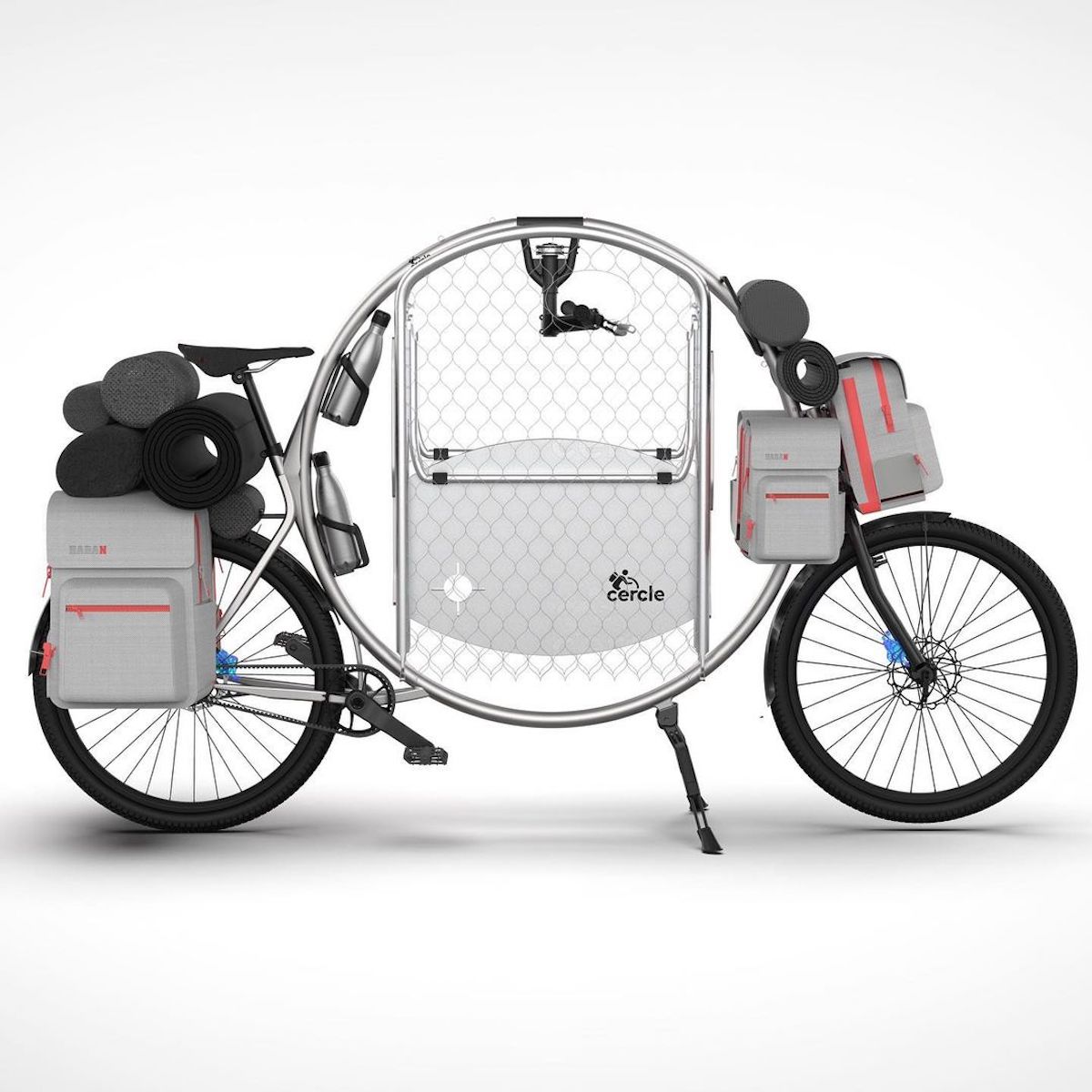 Cercle The World : le vélo circulaire conçu pour le camping