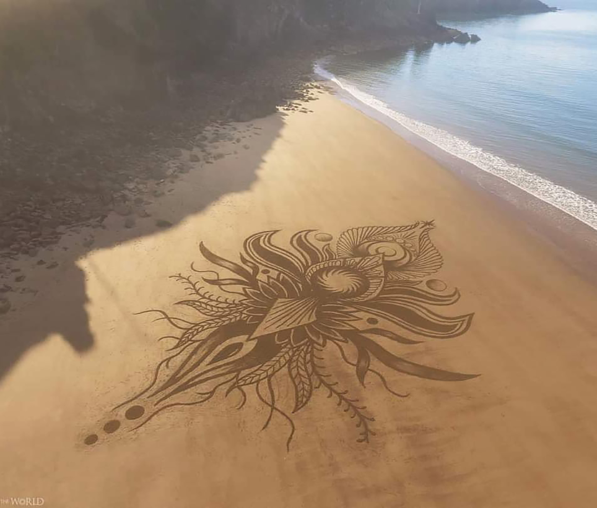 Les incroyables œuvres géométriques dans le sable de Jon Foreman
