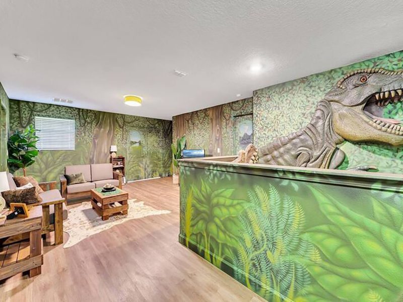 Airbnb une villa sur le thème des dinosaures pour les fans de