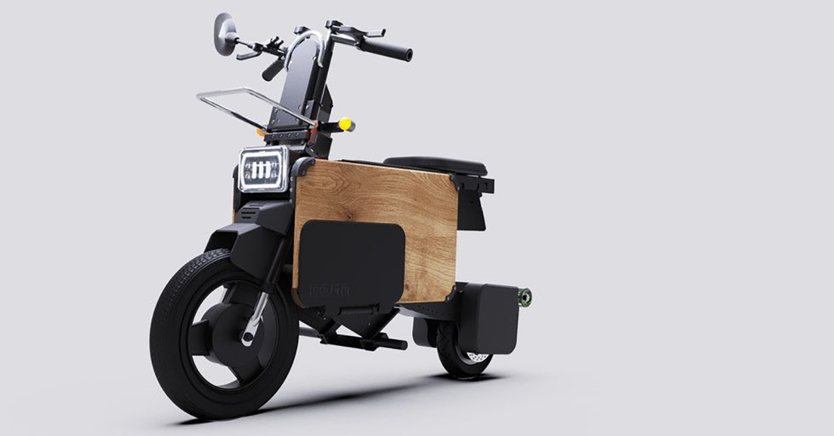 Ce scooter électrique pliable et ultra compact peut se ranger sous votre bureau ! (vidéo) Par Justine Mellado Scooter-electrique-pliable-compact-bureau-7