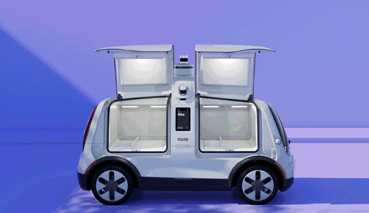 Nuro : le véhicule de livraison autonome qui possède un airbag pour les piétons ! (vidéo) Par Justine Mellado Vehicule-livraison-airbag-pietons-nuro-6