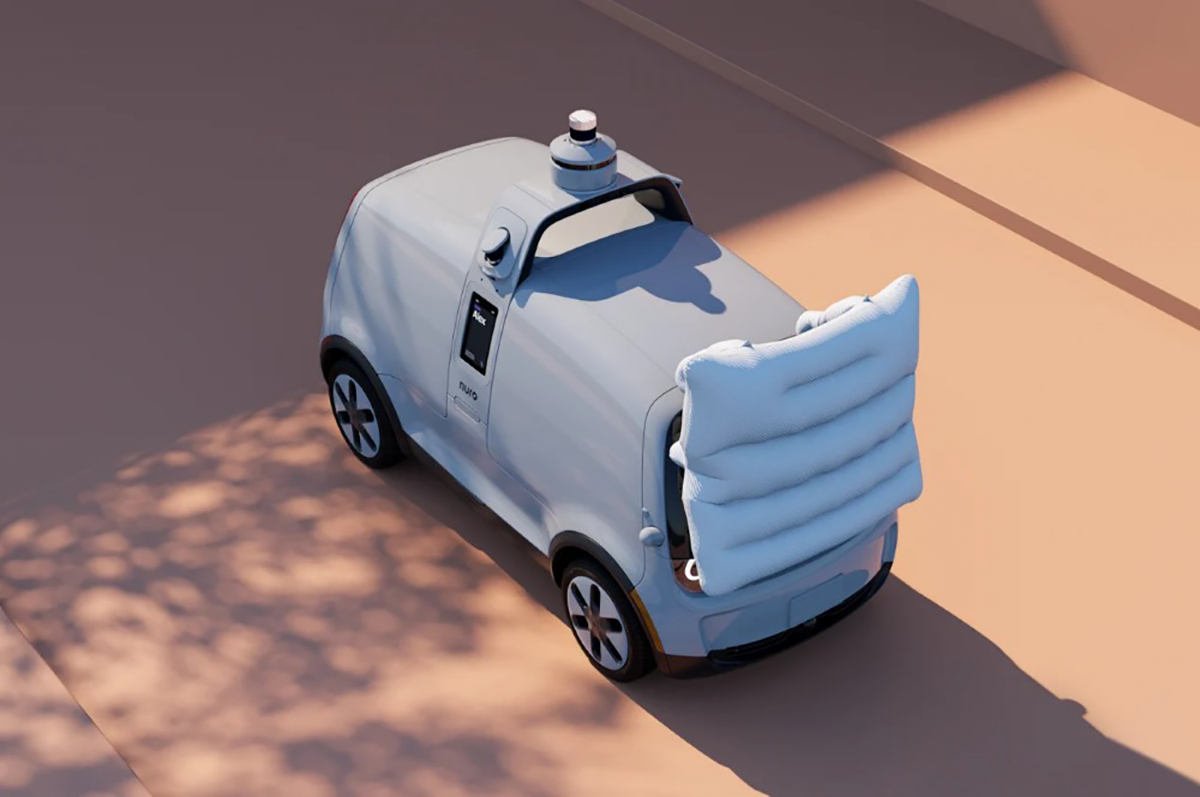 Nuro : le véhicule de livraison autonome qui possède un airbag pour les piétons ! (vidéo) Par Justine Mellado Vehicule-livraison-airbag-pietons-nuro-9