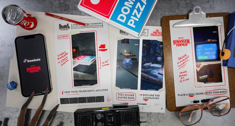 Domino’s Pizza : commandez une pizza par la pensée avec Stranger Things ...