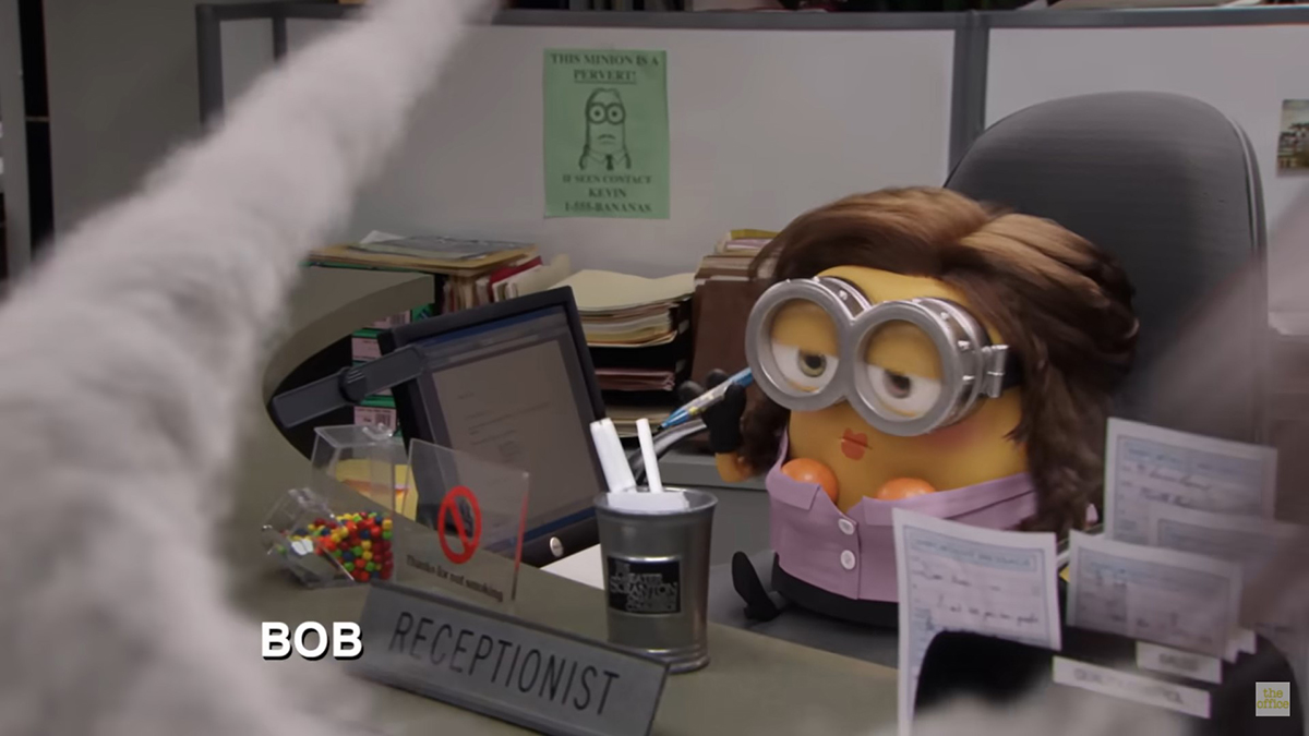 Les Minions parodient le générique de The Office pour leur dernier film ! (vidéo) Par Justine Mellado Les-minions-parodie-serie-the-office-5