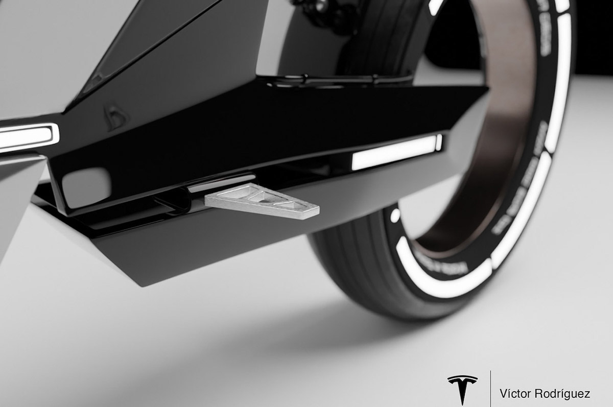 Il imagine un concept de moto Tesla inspiré du design du Cybertruck ! (vidéo) Par Justine Mellado Concept-moto-tesla-cybertruck-victor-rodriguez-gomez-9