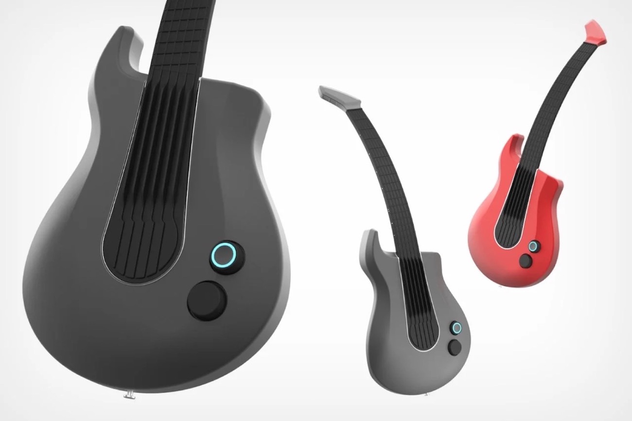La Curvo : elle invente une guitare incurvée innovante, sans corde et au  manche souple - NeozOne