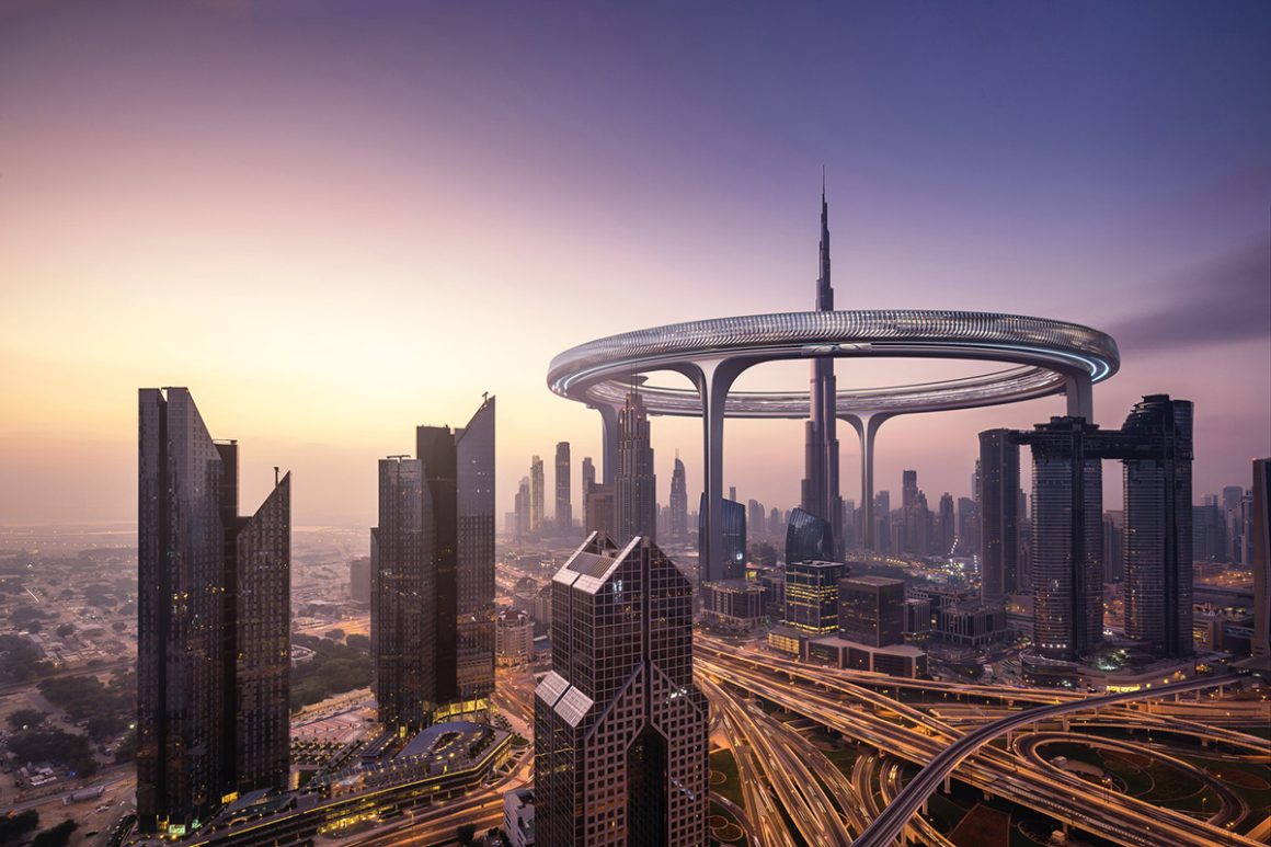 Gratte Ciel Cercle Burj Khalifa Dubai 4 1160x773 