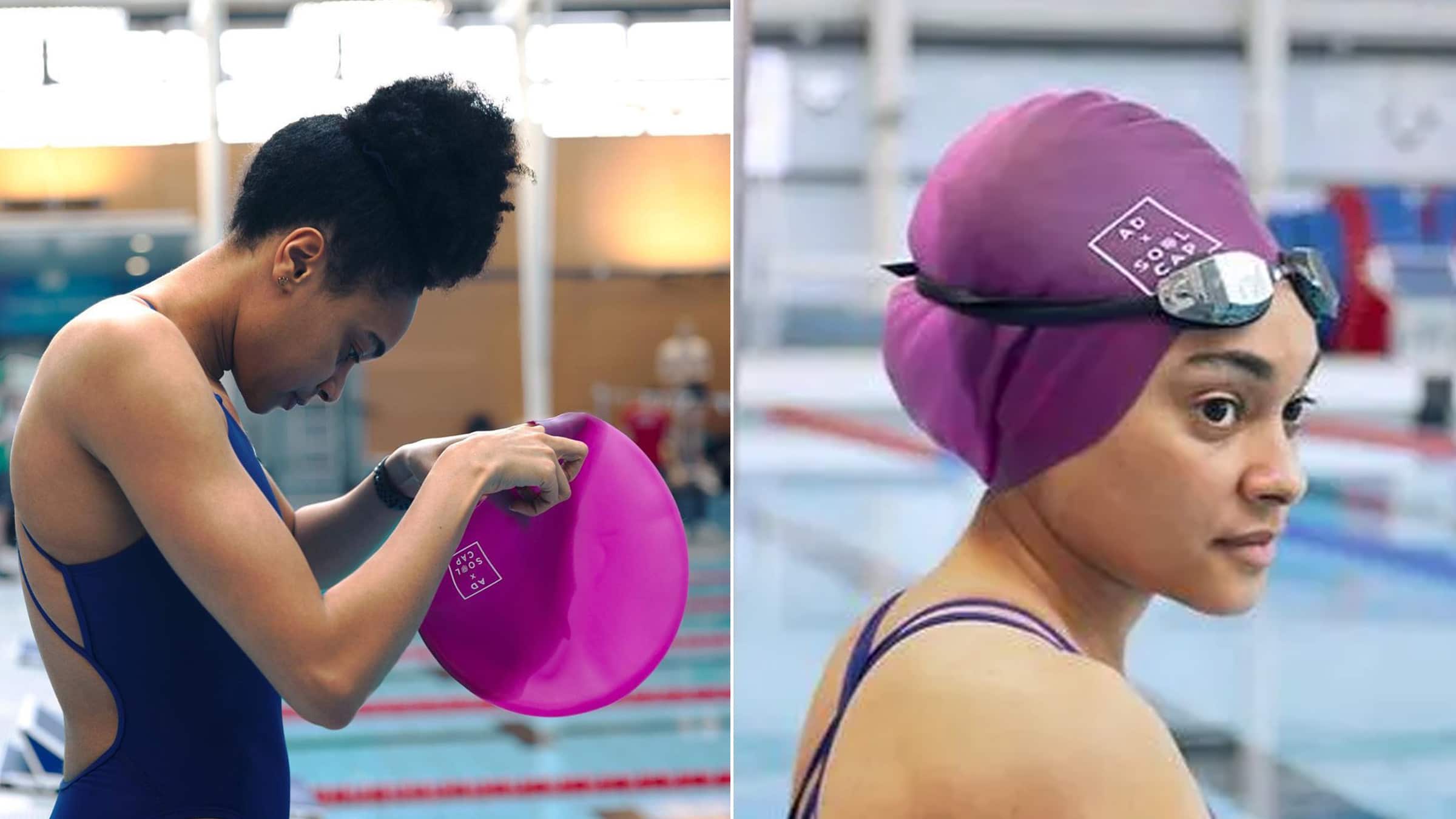 Un bonnet de bain pour les coupes afro approuvé pour les Jeux olympiques
