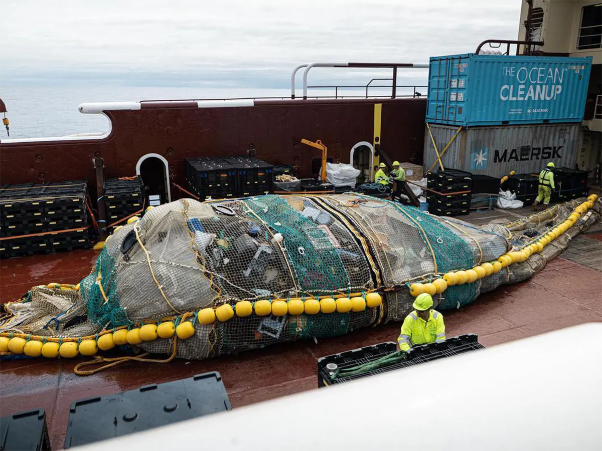Ce filet de pêche veut éliminer 100 000 kg de plastiques des océans