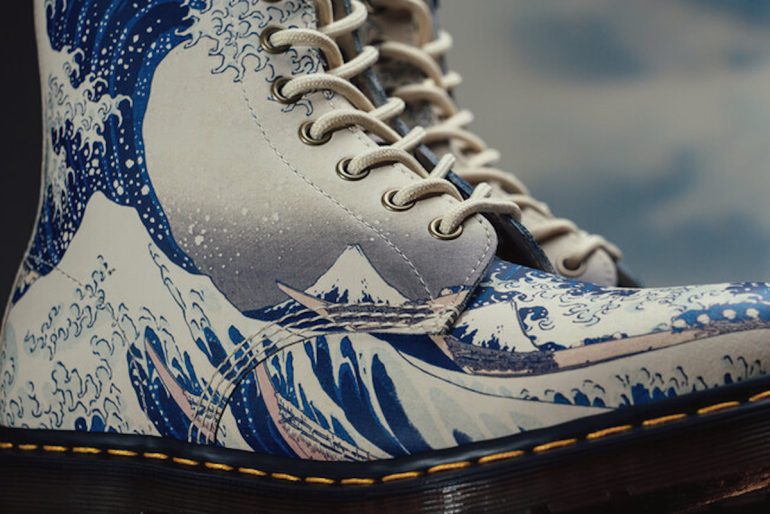 Dr. Martens dévoile une collection en l’honneur du peintre japonais Hokusai