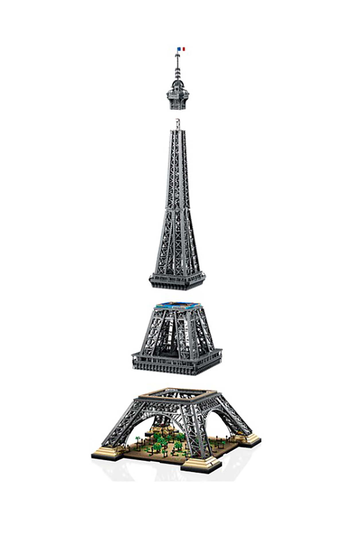 Une Tour Eiffel en Lego de 5,20 m de hauteur s'installe à Versailles