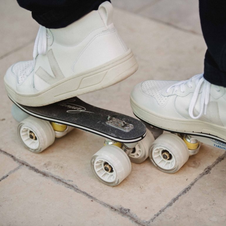 Des rollers détachables en un clic qui s’adaptent à toutes les chaussures
