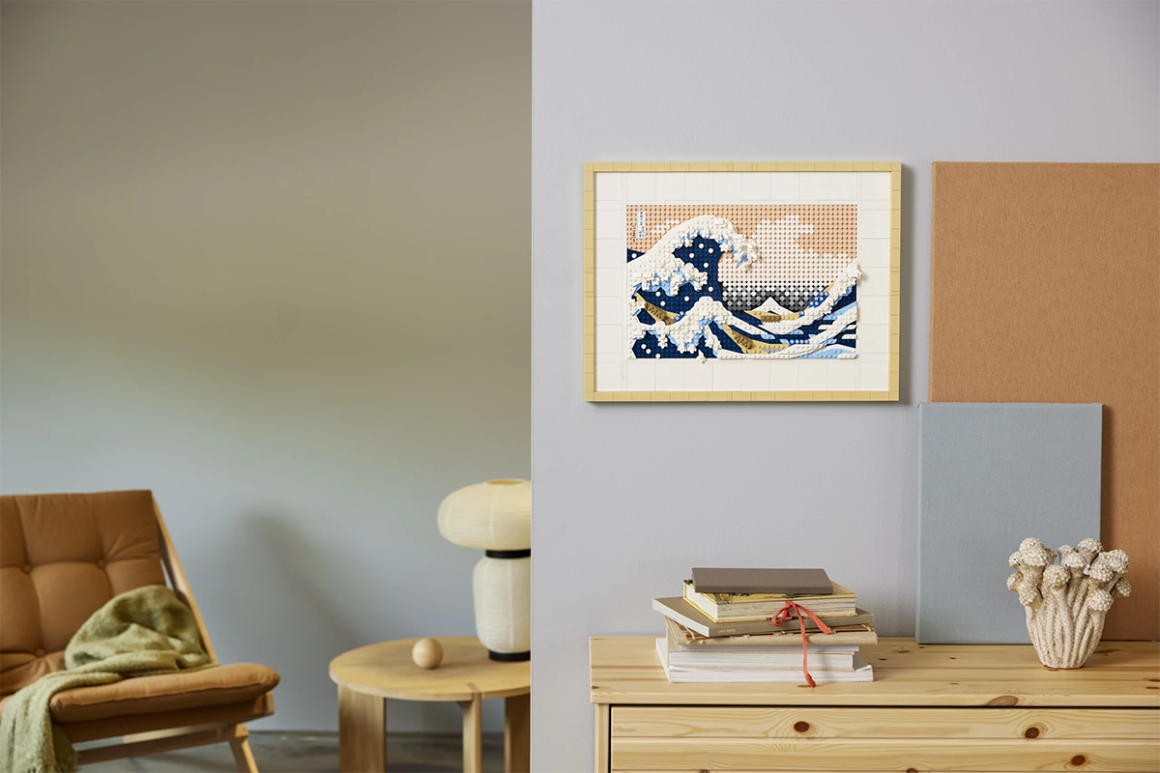 Amovble Porte Autocollant art Hokusa La Grande Vague de Kanagawa