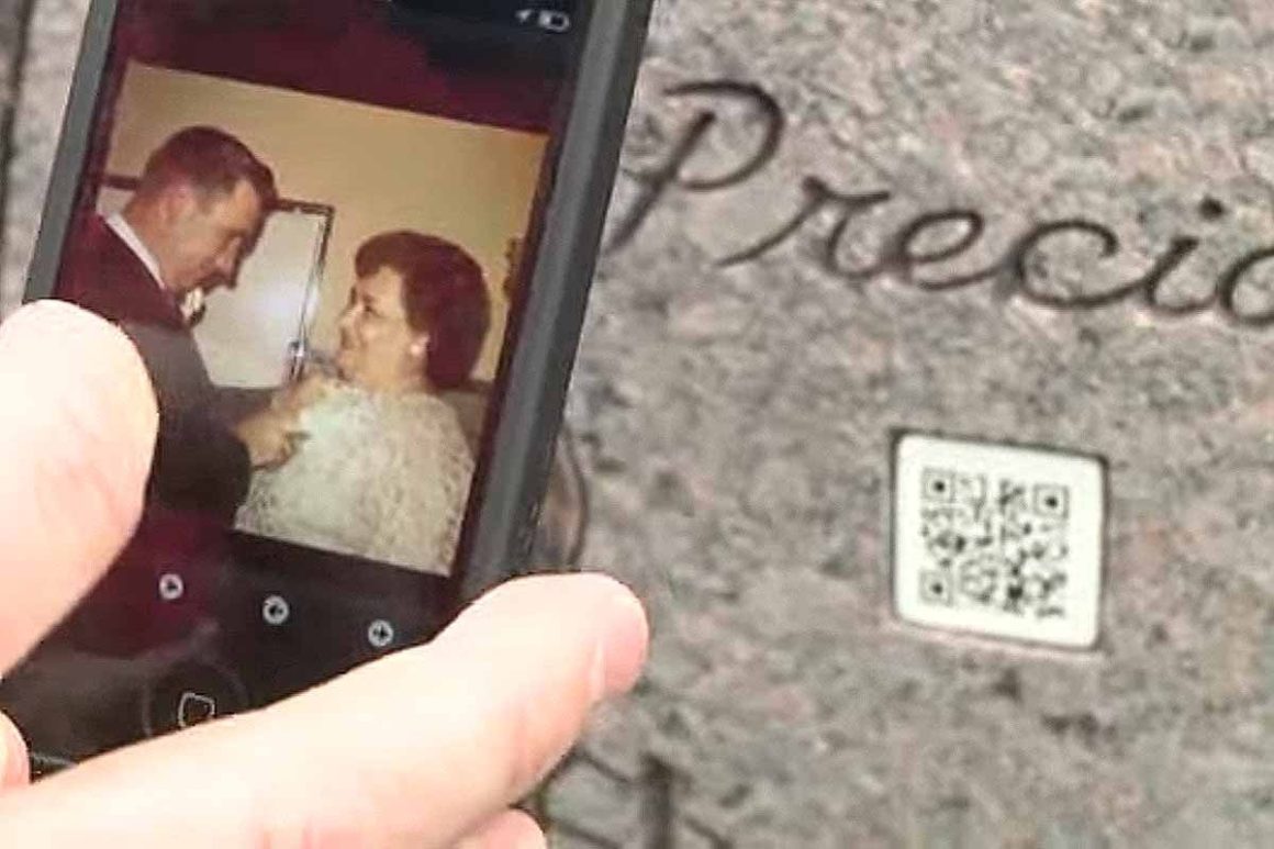 Un QR code sur les pierres tombales pour raconter votre vie en vidéo
