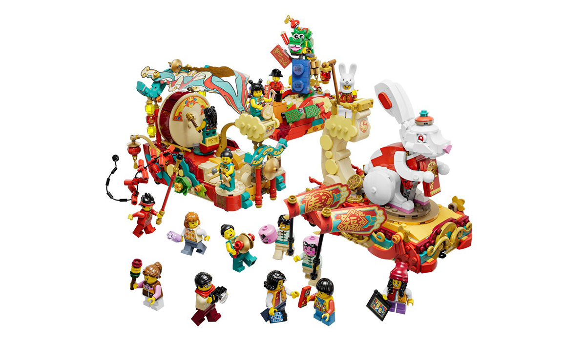 LEGO célèbre le nouvel an lunaire chinois avec des décorations festives