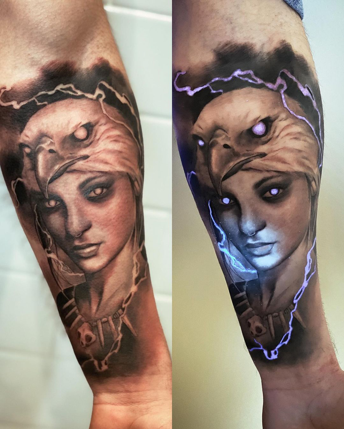 Le tatouage qui se révèle sous les lampes UV, une tendance canon mais  risquée - Madmoizelle