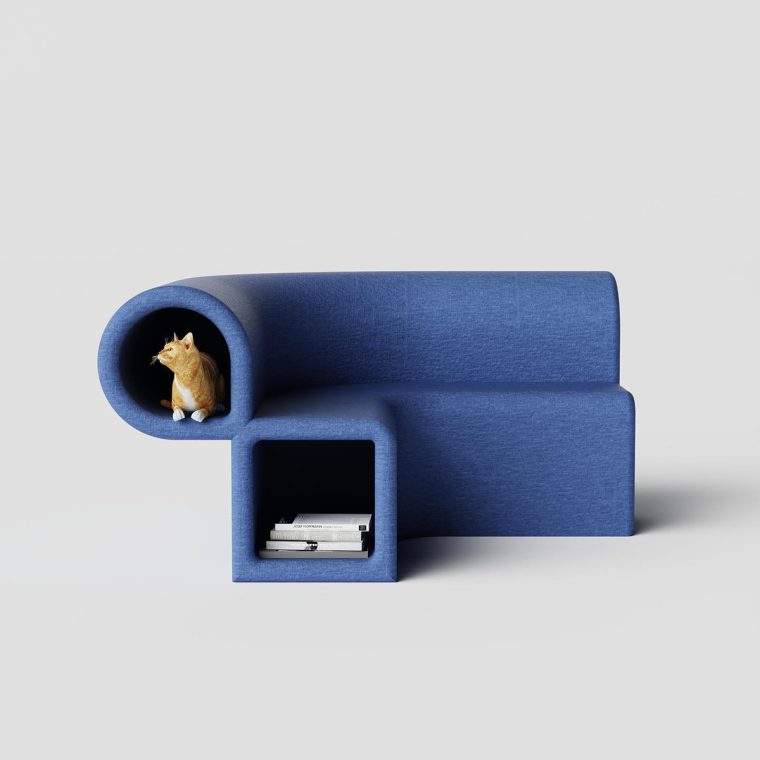 Tunnel Pour Chat Pliable Avec Balle Qui Roule, Tunnel De Jeu Interactif En Forme De S Pour Chat