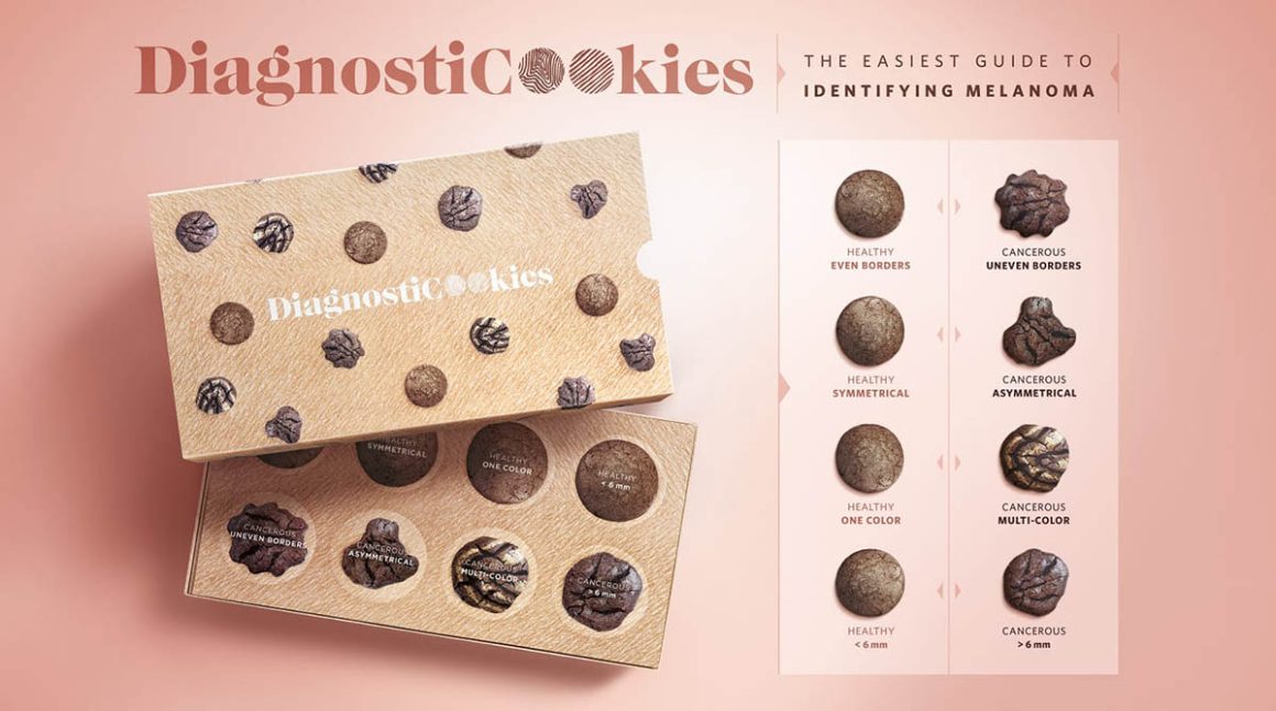 Une boîte de cookies conçue pour sensibiliser sur le cancer de la peau