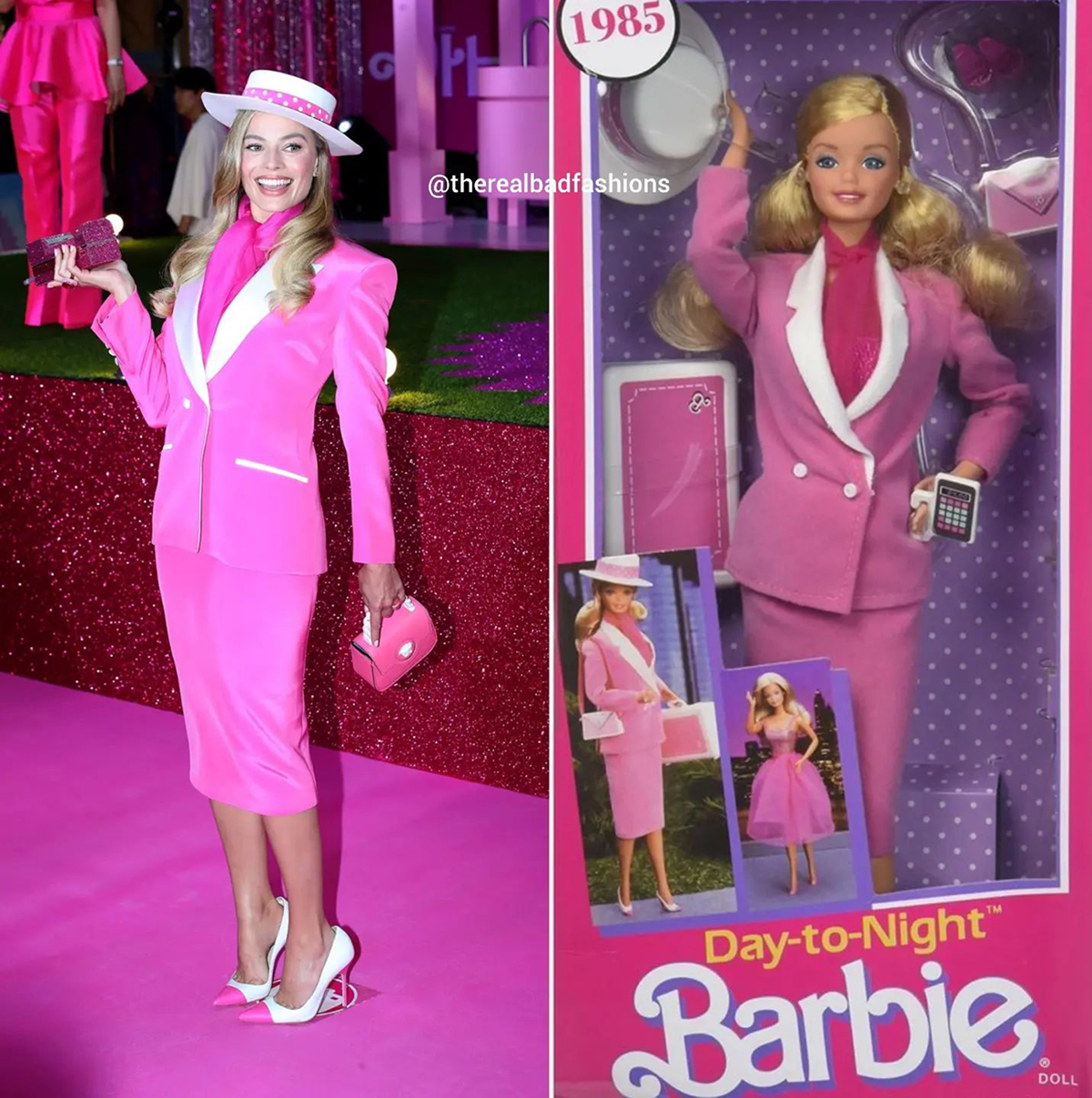 Pour la promo de Barbie, Margot Robbie s'affiche avec les looks culte de la  poupée