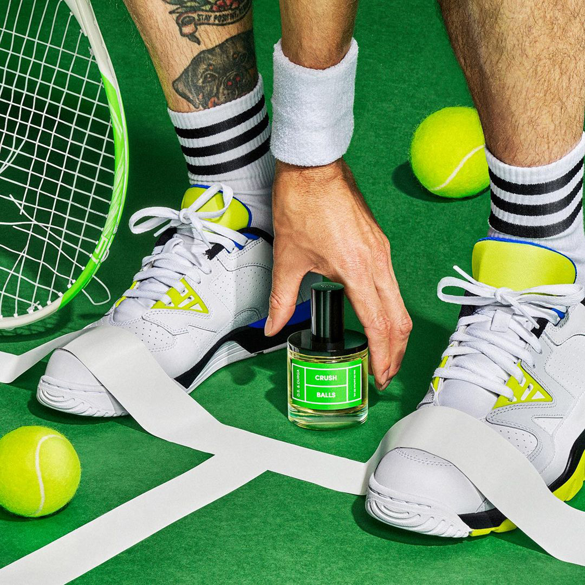 Pour l'US Open, cette marque lance un parfum senteur balles de tennis  neuves