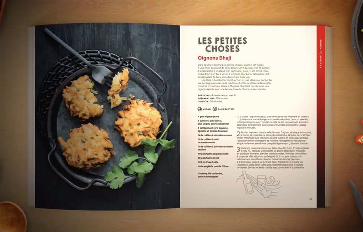 Netflix lance un livre de recettes de cuisine inspirées de ses