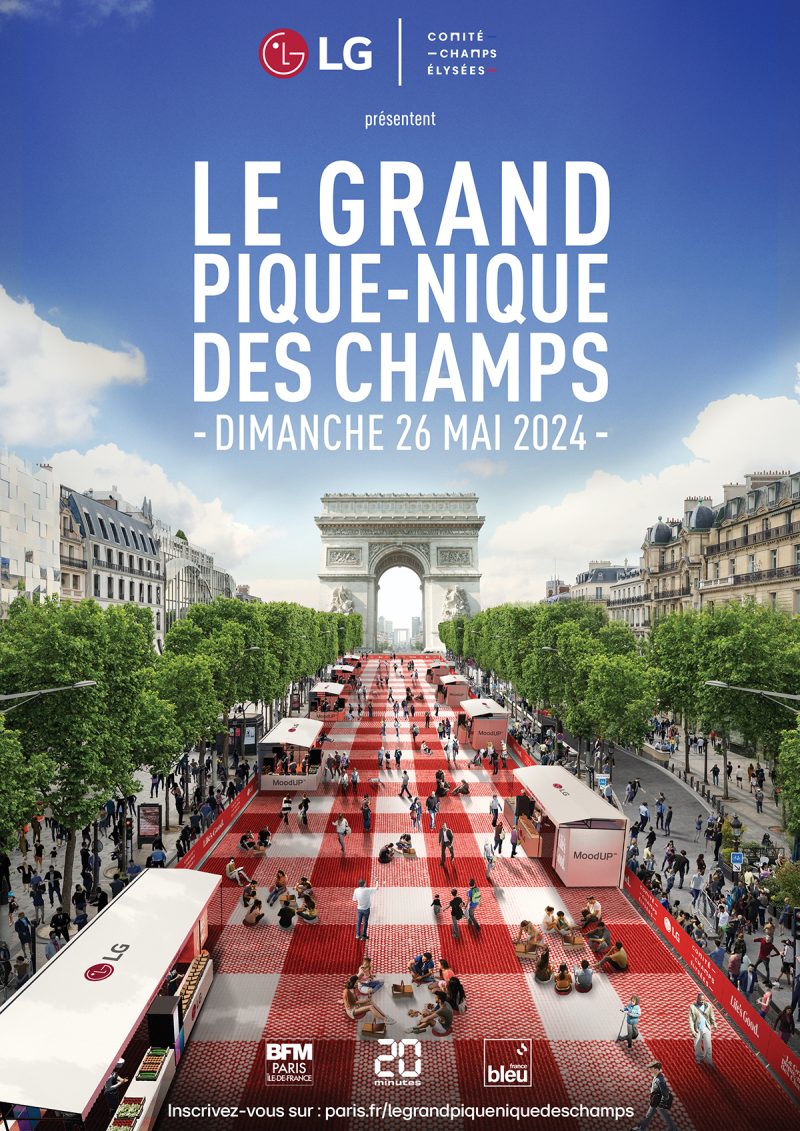 Le Plus Grand Pique-nique De L'année Aura Lieu Sur Les Champs-Élysées 