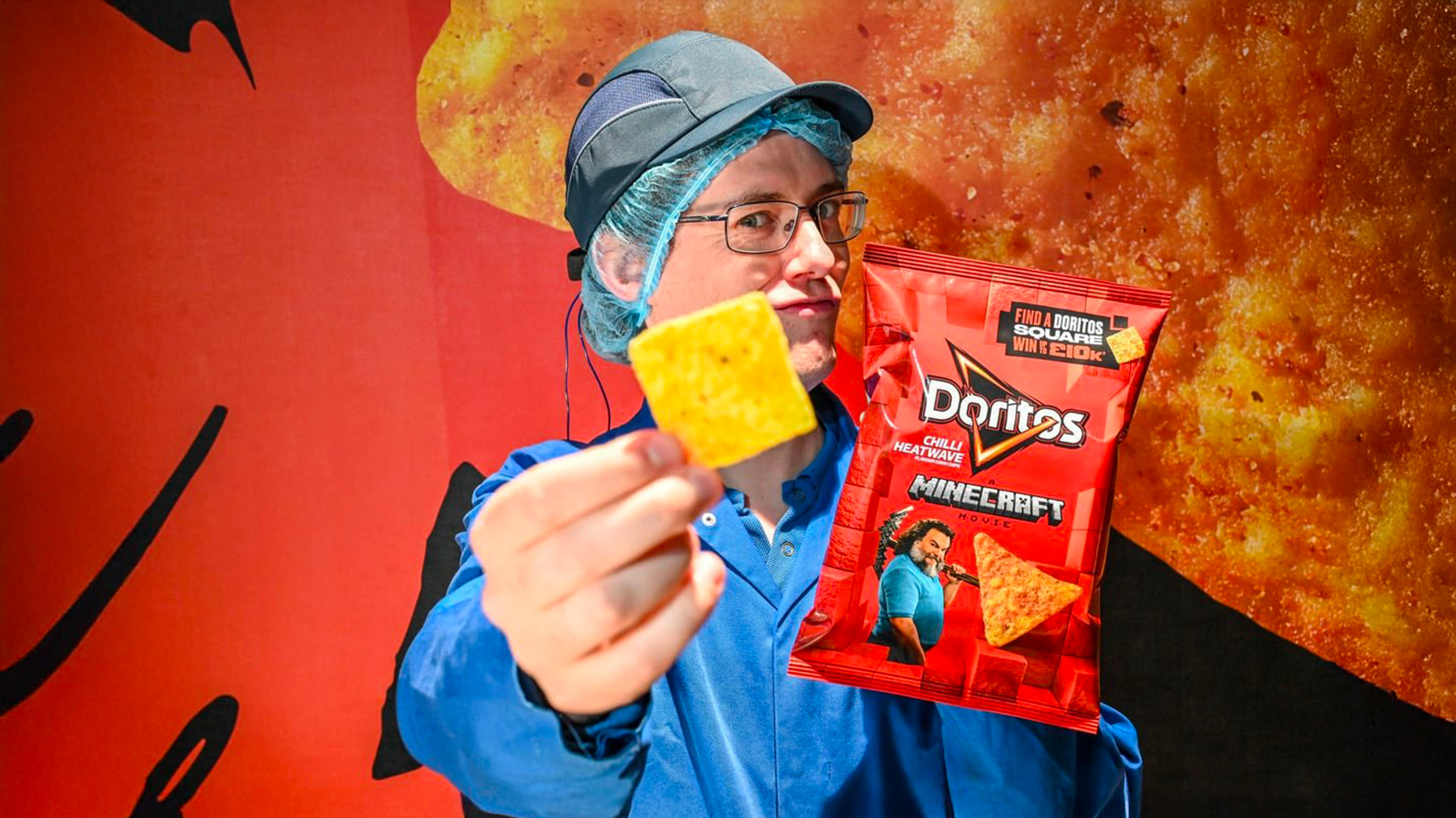 Doritos dévoile des chips carrées en collaboration avec le film Minecraft