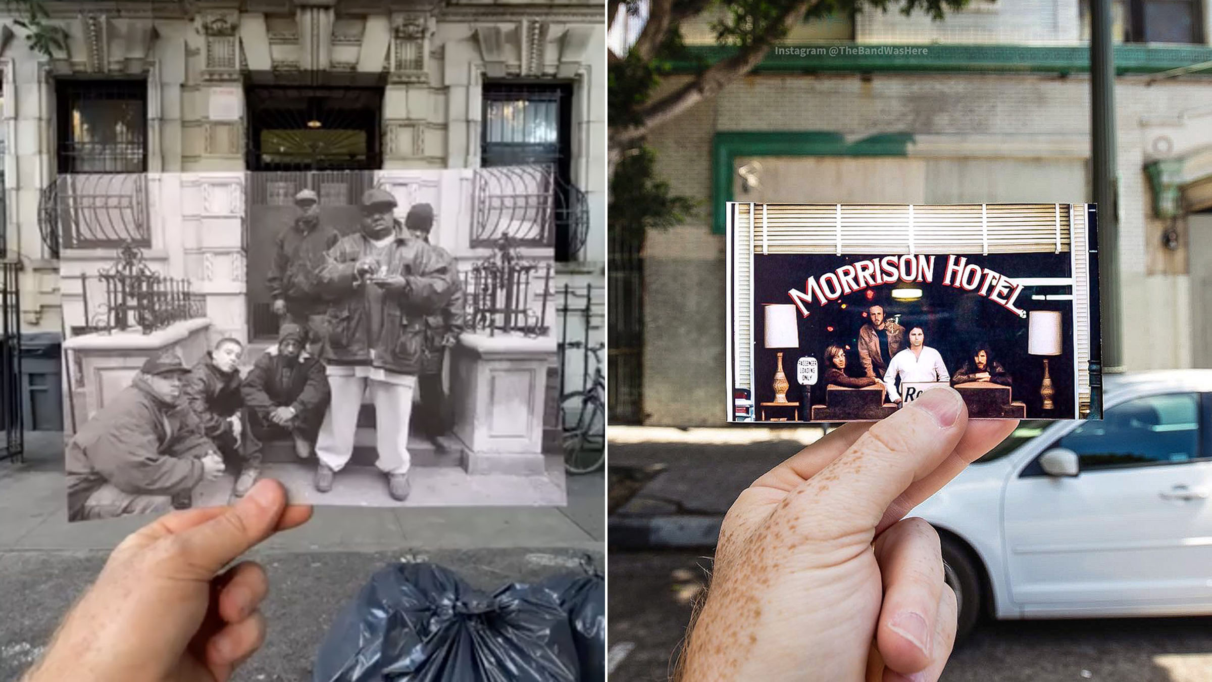 Ce photographe retrouve les lieux d’origine où des covers d’album ont été photographiées