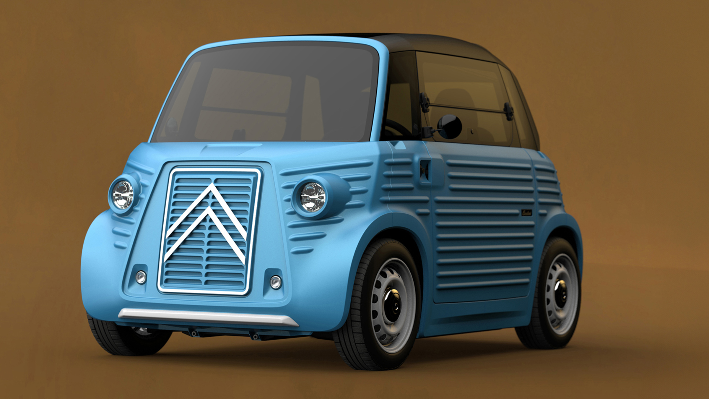 Il revisite la Citroën Ami en mode rétro en s’inspirant du fourgon Type H de la marque