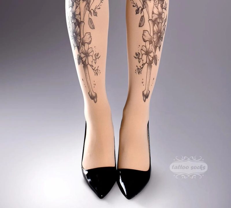 Collant Effet Tatouagenull