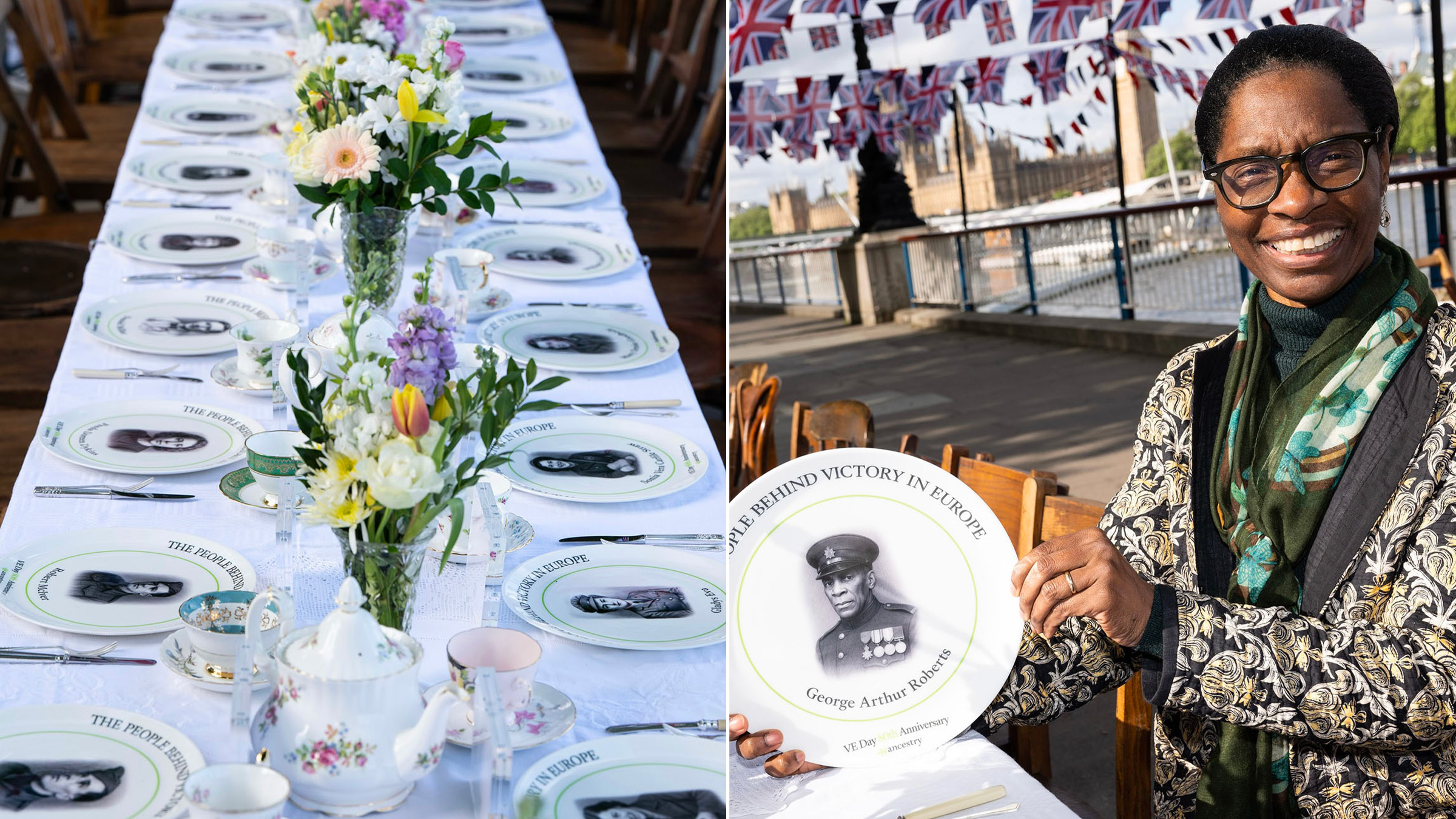 À Londres, une table commémorative rend hommage à 80 figures invisibles de la guerre