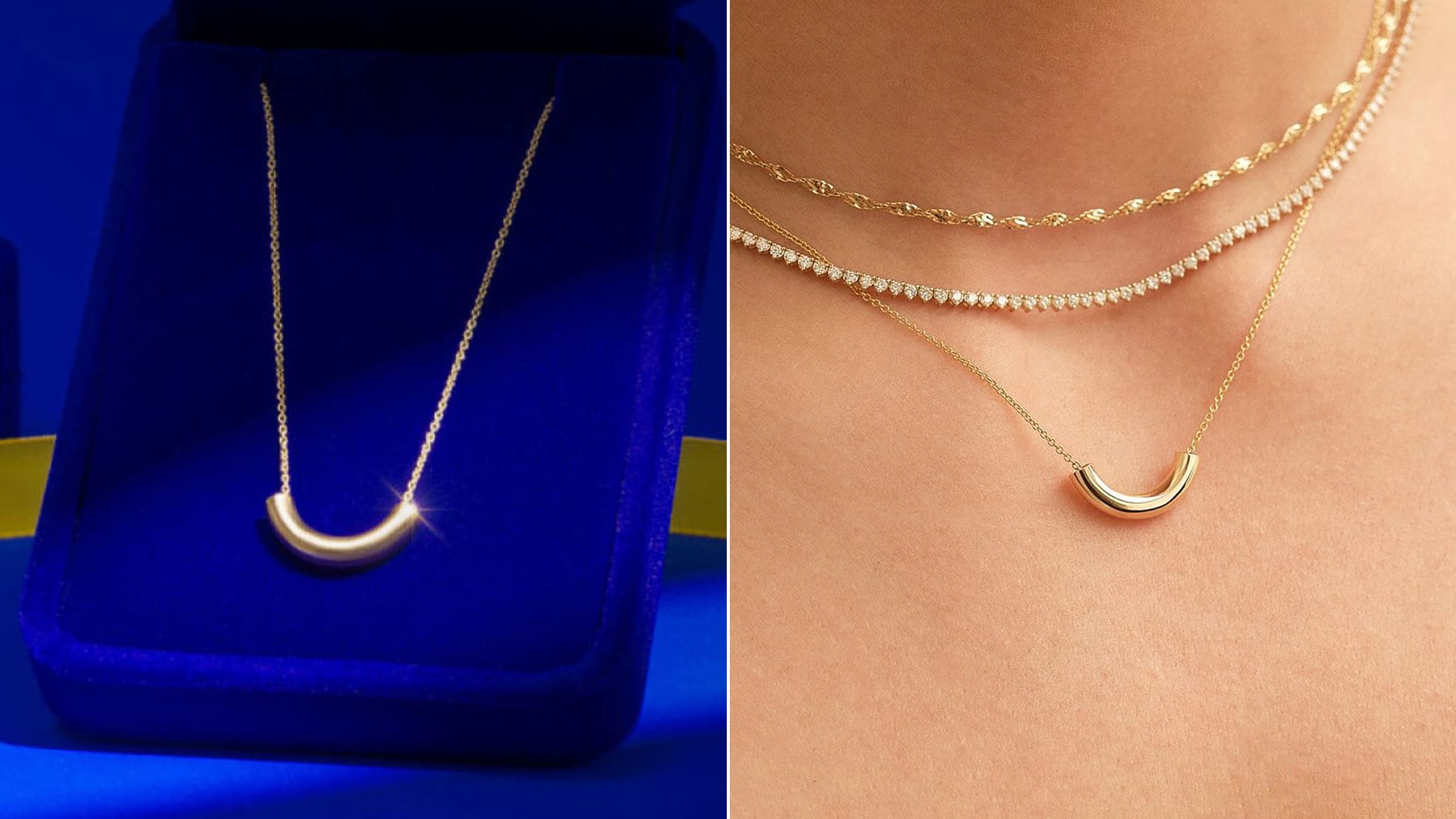 Cette marque transforme le collier de pâtes de la fête des mères… en bijou en or 14 carats