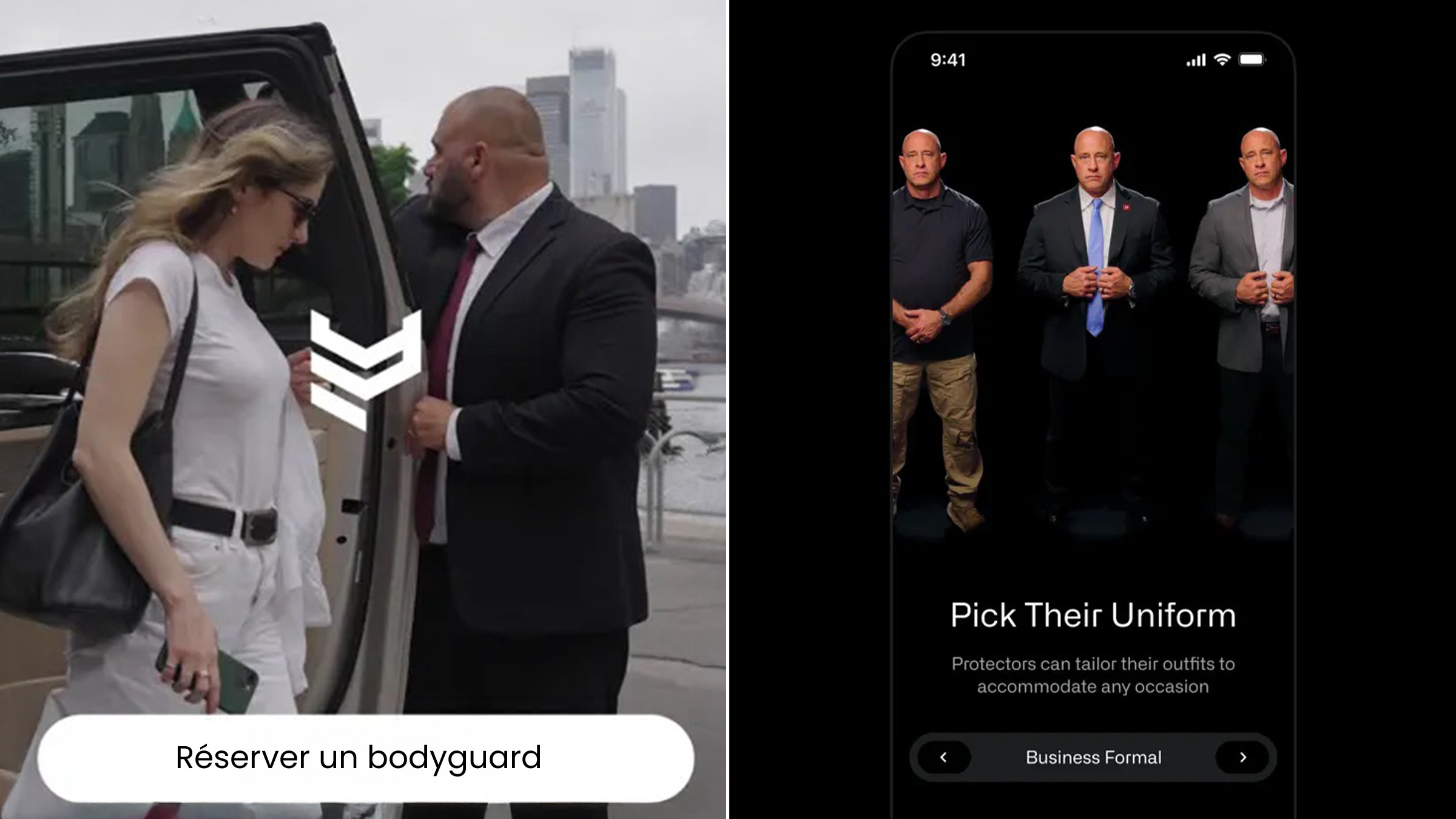 Protector : l’appli façon Uber pour commander un garde du corps armé