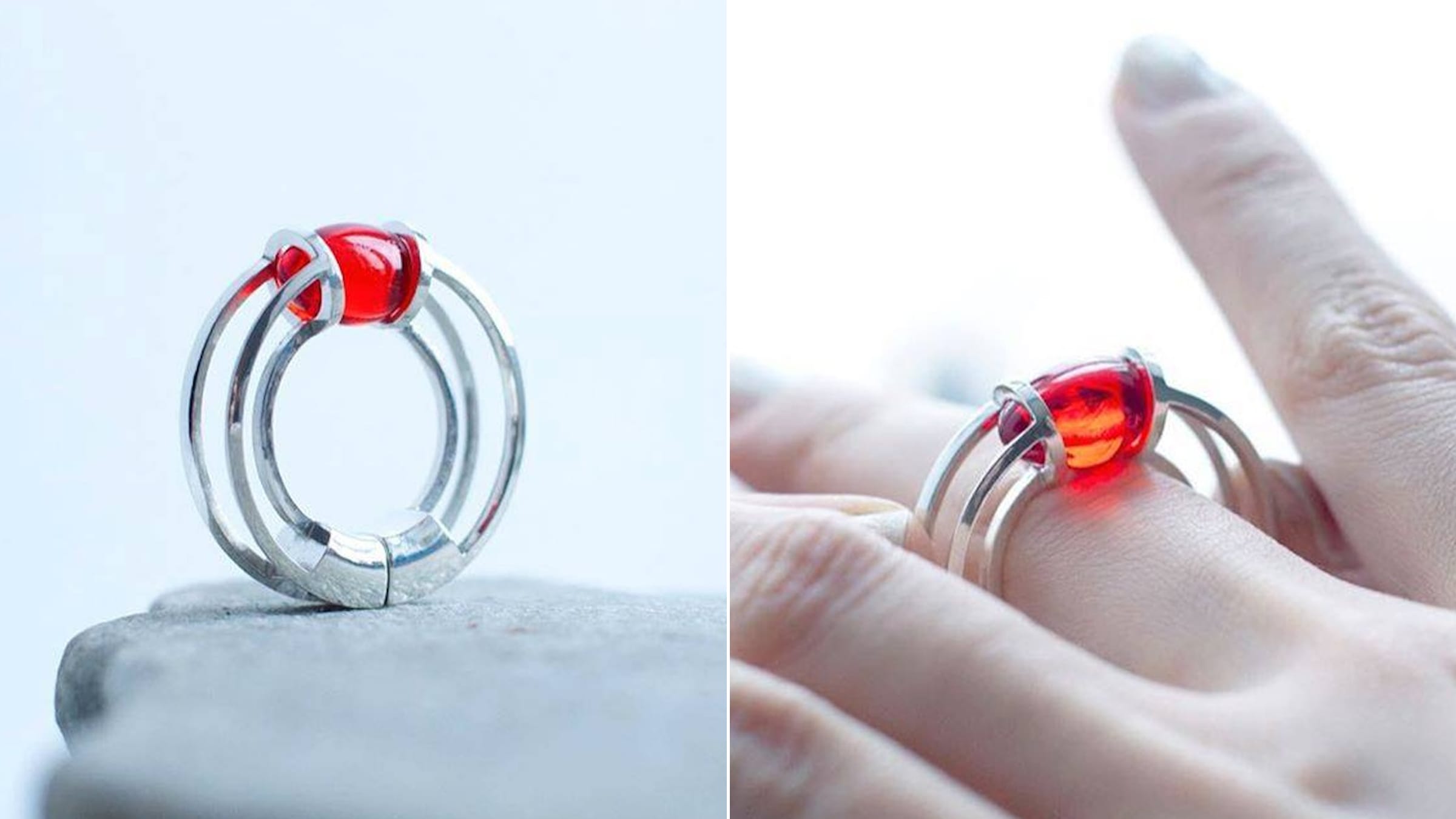 Cette bague cache une capsule de Nurofen pour dénoncer les douleurs invisibles des femmes